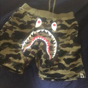 Authentic men’s Bape shorts. Medium US. XL Japan
